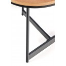 Стол журнальный HALMAR KARIDA-S дуб натуральный/черный, 45/40